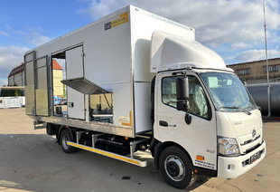 ЭВАКУАТОР HINO 300-730L СДВИЖНОЙ ФУРГОН 6,33×2,6×2,53 м